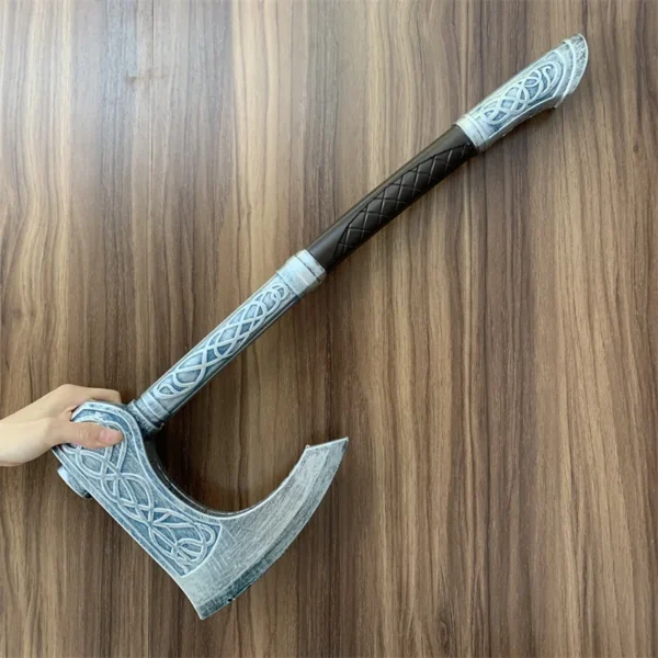 1:1 Robber AXE Viking Valhalla Weapon Cosplay God of War 4 Kratos Valin Axe Tomahawk Prop Role Play Gift Safety PU Sword - Image 3