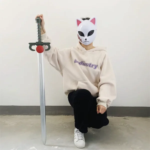 1:1 Classic Animation Cats Sword Cosplay Prop Knight Knife Weapon Mystic Sword Role Playing Cos Red Chevalier's Sword PU Prop - Image 7