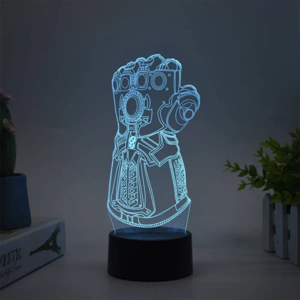 2024 Spiderman VS venom 7/16 Colors Touch Remote Control LED Night Lamp Touch Table Lamp Ornaments Kids Toys Gifts - Image 4