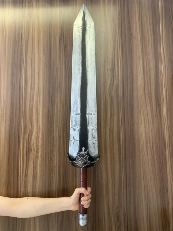1:1 Cosplay Anime Black Clover Asta Giant Magic Sword Destroy Sword of Destruction Knife Role Playing Weapon Gift Rubber - Image 5