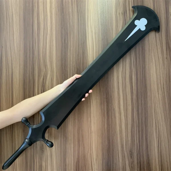 Anime Black Clover Asta Sun Tomahawk Sword Broken Prop Role Playing Weapon Lost Knife Model 1:1 Safety PU - Image 3