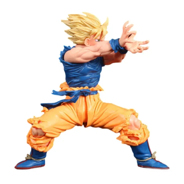 15cm Dragon Ball Z Anime Figures Son Goku Battle Damage Shockwave Action Figure PVC Collectible Model Doll Ornaments Toys Gifts