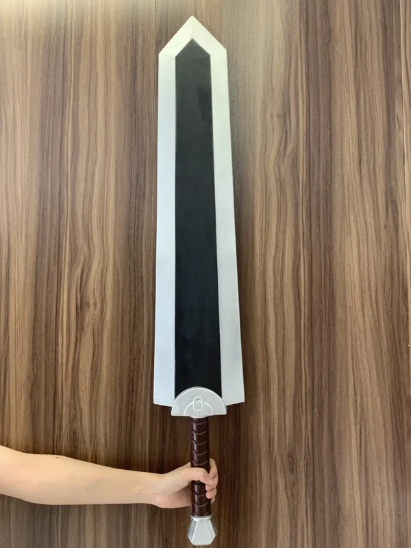 Anime Berserk Cosplay Guts Dragon Chopping Sword Prop 1:1 Black Great Sword Weapon Role Play Gift Safety PU 102cm Sword - Image 4