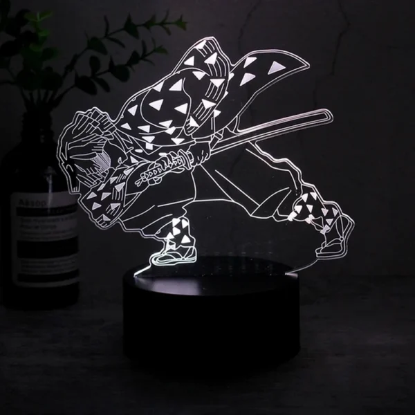 Kimetsu No Yaiba Nezuko Kamado Figure 3D Led Night Light for Bedroom Decor Nightlight Kids Child Table Lamp Demon Slayer Gift - Image 10