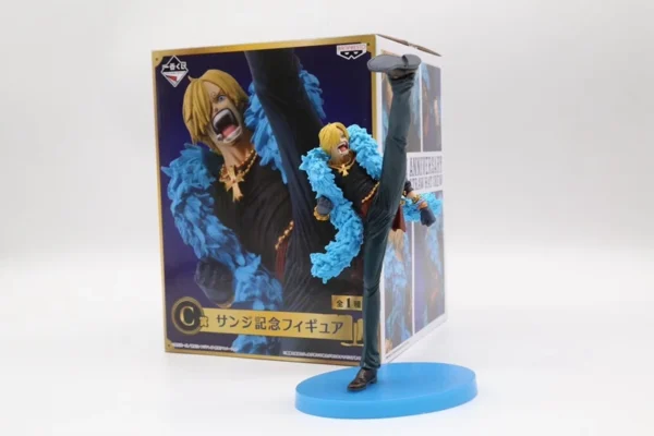 One Piece 20th Anniversary Anime Figures Blue Clothes Luffy Nami Robin Zorro Action Figure Collection Model Toys Birthday Gifts - Image 11