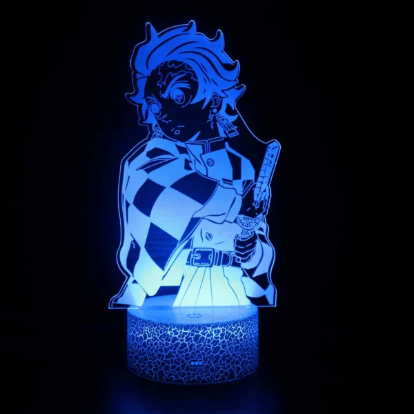 Kimetsu No Yaiba Nezuko Kamado Figure 3D Led Night Light for Bedroom Decor Nightlight Kids Child Table Lamp Demon Slayer Gift - Image 5