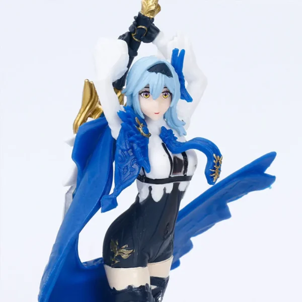 18CM Genshin Impact Game Eula Figure Standing With Sword On Back Game Toy Model Collection Decorative Gift Dolls PVC - Image 5