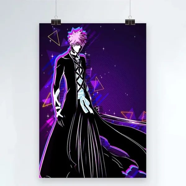 Japanese Anime Wall Art BLEACH Canvas Painting of Kurosaki Posters Prints for Living Room Boys Bedroom Home Decoration Perfe - Image 9