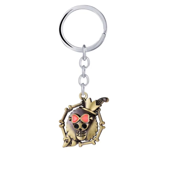 Anime One Piece Keychain Luffy Ace Law Edward Newgate Zoro Sanji Nami Robin Chopper Sir Crocodile Brook Car Key Rings Figure Toy - Image 5