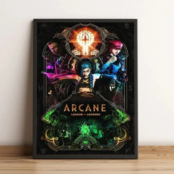 Arcane L-LOL Classic Animation Character Game Posters And Prints Canvas Printing Wall Art Picture For Living Room Home Decor - Image 3