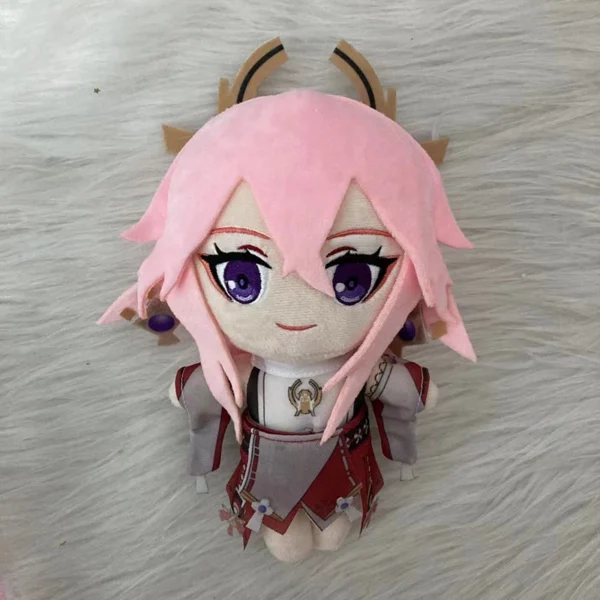 20cm Genshin Impact Plush Pendant Doll Toy Zhong Li Xiao Hu Tao Klee Paimon Soft Stuffed Pillow Kids Christmas Plushies Gifts - Image 9