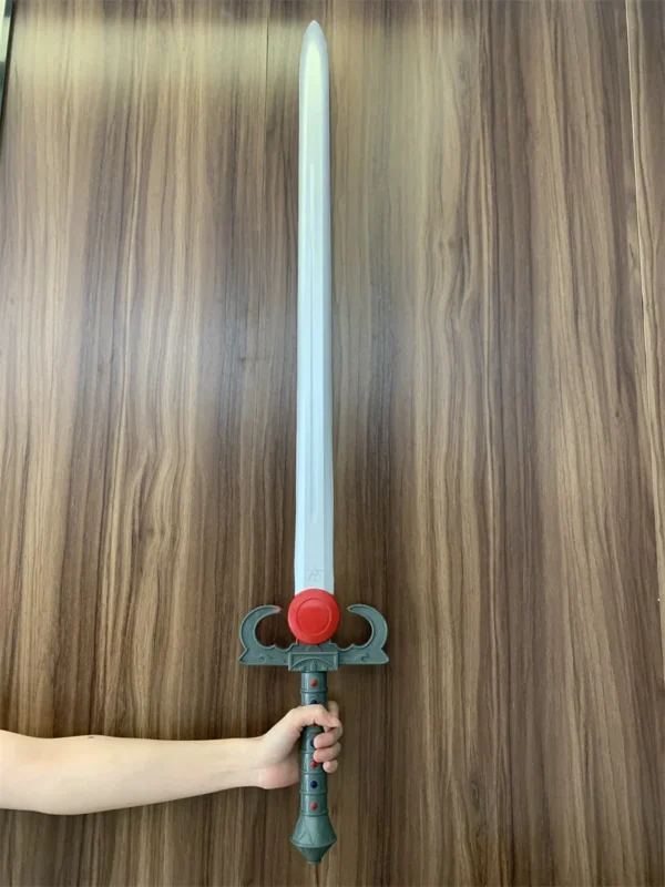 1:1 Classic Animation Cats Sword Cosplay Prop Knight Knife Weapon Mystic Sword Role Playing Cos Red Chevalier's Sword PU Prop - Image 5