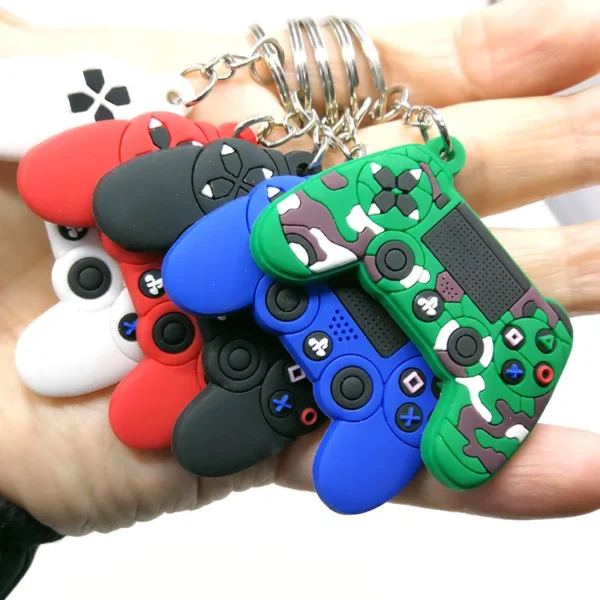 1PCS Cute keychain Gamepad Game Controller Keyring fit Car Key Accessories Children Birthday Joypad Souvenir Friends Party Gifts - Image 3