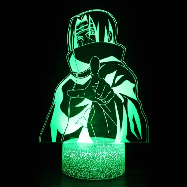 Anime Naruto Uzumaki LED Night Light Toys Akatsuki Kakashi Hatake Kid Bedroom Nightlight Itachi Uchiha 3D 7/16 colors Lamp Decor - Image 10