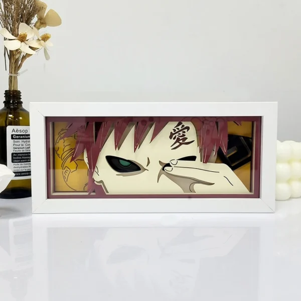 Led Light Box For Child's Room Decoration Manga Paper Carving Desk Lamp Anime Figures - Image 3