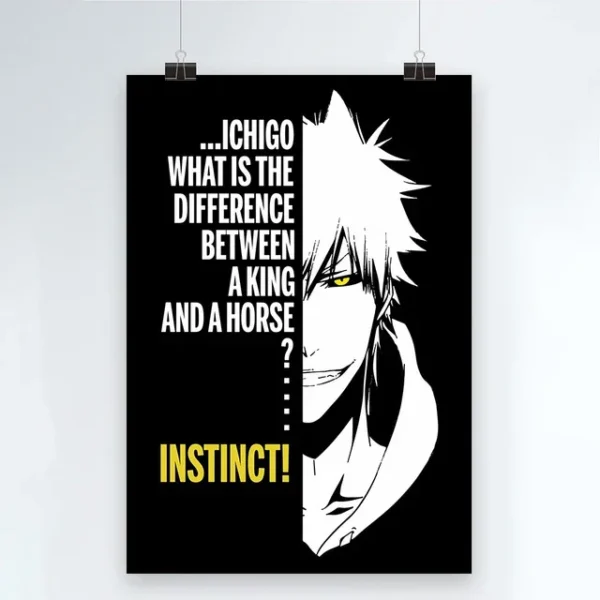 Japanese Anime Wall Art BLEACH Canvas Painting of Kurosaki Posters Prints for Living Room Boys Bedroom Home Decoration Perfe - Image 10