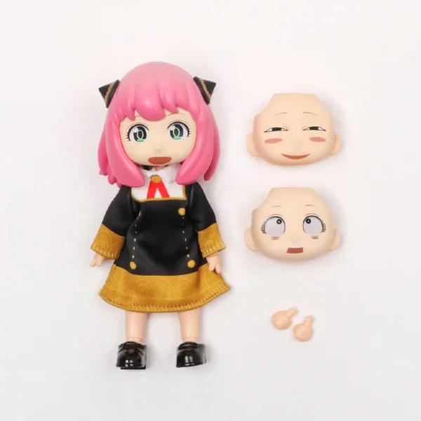 Anime SPY Family Anya OB11 BJD Action Figure Model Toy Gift Replacement Face Comes With Baby Clothes Shoes 1/12 Points Body - Image 11