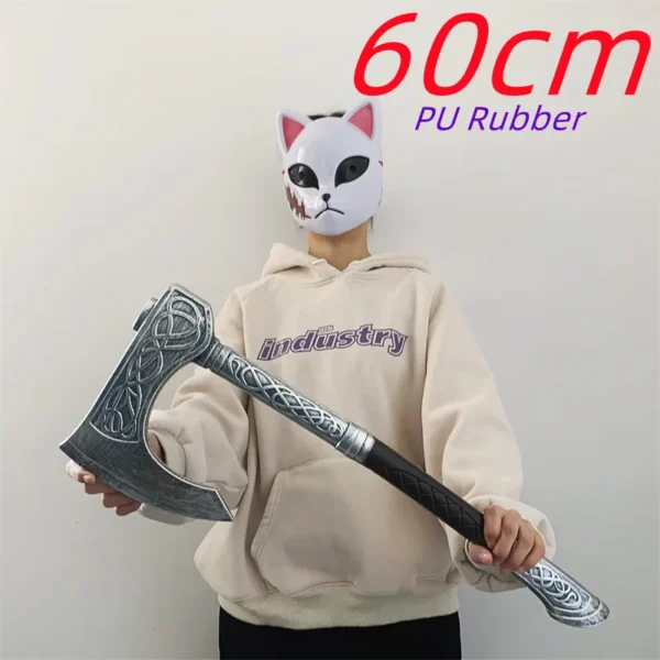 1:1 Robber AXE Viking Valhalla Weapon Cosplay God of War 4 Kratos Valin Axe Tomahawk Prop Role Play Gift Safety PU Sword - Image 8