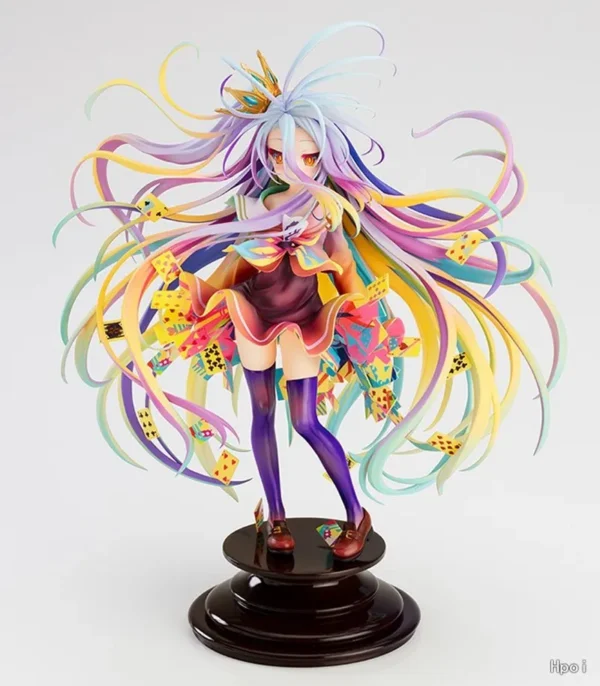 28CM No Game No Life Anime Figure Shiro Action Figure Art Works Kamiya Yuu PVC Collection Model Doll Toys - Image 9