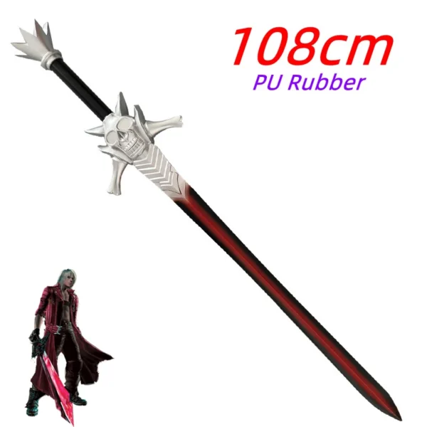 1:1 Game DMC Sword Nero Red Queen Greatsword Rebellion Black Blade Sword Weapon The Rebel Blade Sword Halloween Cosplay Safety - Image 11