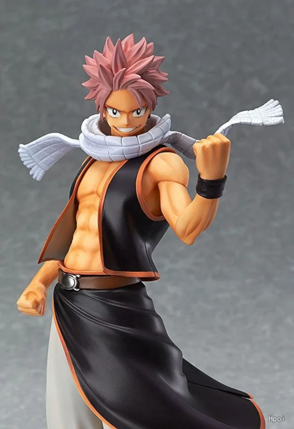23CM Anime Figure FAIRY TAIL Fire Dragon END Etherious Natsu Dragneel Standding Shawl Model Dolls Toy Gift Collect PVC Material - Image 5