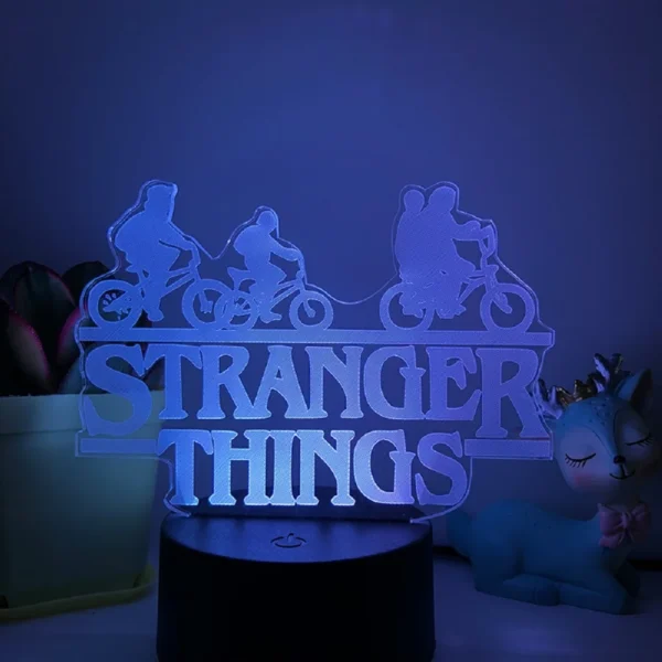 Hot Toys US TV Series 3D Touch Night Light 7 Colours Gradient Night Light Illusion Night Light Decoration RoomThe best gift of a - Image 5