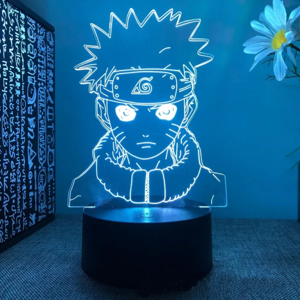 Anime Naruto Uzumaki LED Night Light Toys Akatsuki Kakashi Hatake Kid Bedroom Nightlight Itachi Uchiha 3D 7/16 colors Lamp Decor - Image 9