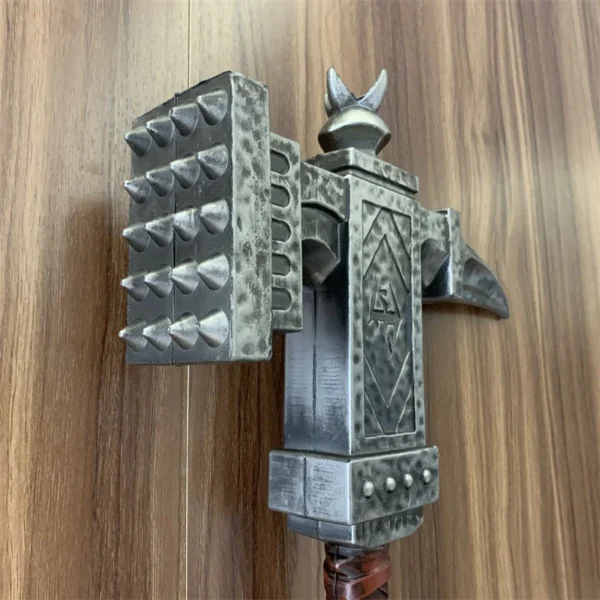 85cm Champion's Rod Tomahawk Game AXE Magic Champion War Hammer Cosplay Weapon Props Safety PU Rubber Role Gift Toys - Image 8