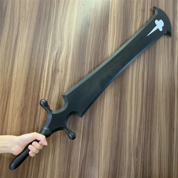 Anime Black Clover Asta Sun Tomahawk Sword Broken Prop Role Playing Weapon Lost Knife Model 1:1 Safety PU - Image 9