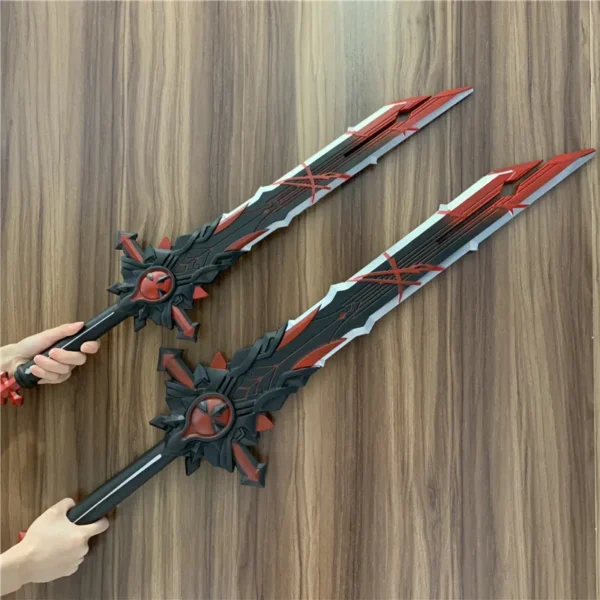 Big 1:1 Sword Sewing Needle Sword Weapon Movie Cosplay Sword Prop Role Play Gift Safety PU Winter Frost Sword 79cm - Image 16