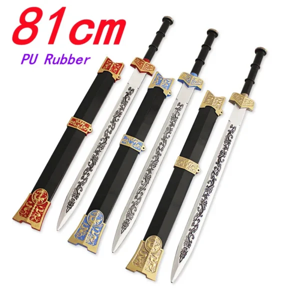 Chinese Golden Dragon Scabbard Knife Ming Dynasty Sword Guardian Weapon Role Playing Model Boys Toys Prop Kids Gift Cosplay 1:1 - Image 8