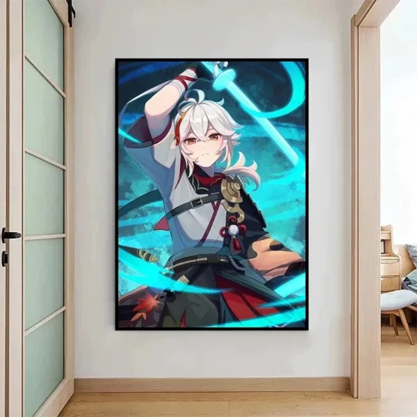 Popular Games Genshin Impact Anime Posters and Prints Canvas Printing Wall Modern Art Picture for Living Room Home Decoration - Image 4