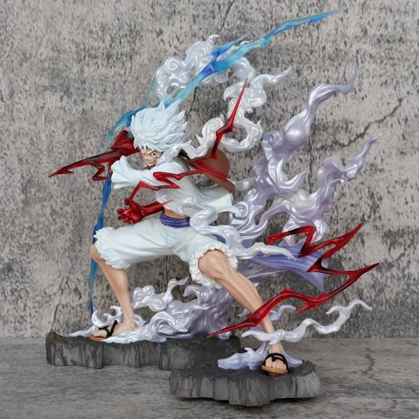 25cm One Piece Raiden Five Gear Nica Lightning Luffy Action Figure Model Statue Doll Toys Collection Decoration Model Toys Gift - Image 4