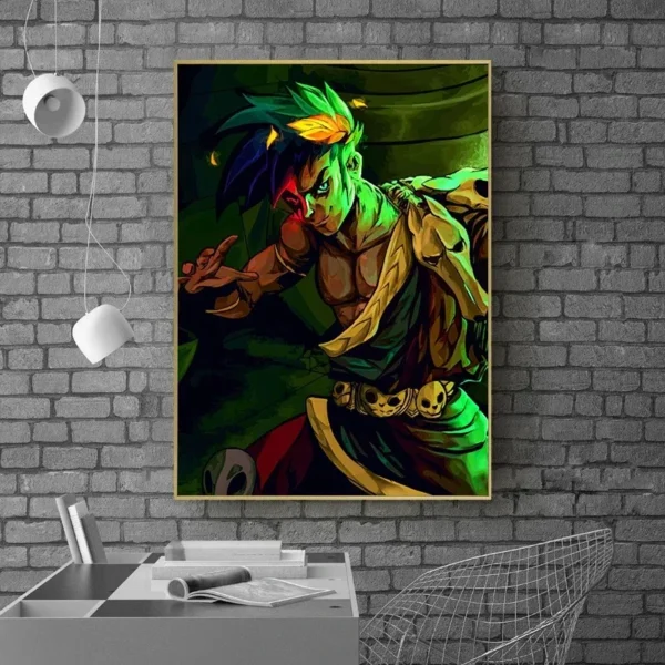 Hades Poster Video Game Anime Posters Prints Canvas Painting Wall Art Picture for Gamers Room Bar Cafe Gaming Room Home Decor - Image 3