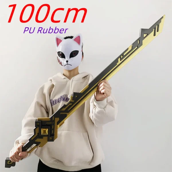 Genshin Impact Splendor of Tranquil Furina Sword Cosplay Weapon Safety PU Rubber Morax Beelzebul Carnival Role Playing Model - Image 3