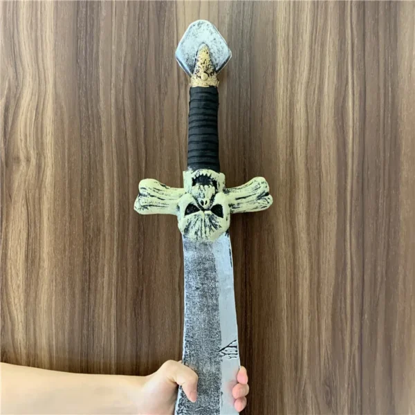 Cosplay Skeleton Knife War Beast Sacrifice Knife Beast Sword Prop Weapon Role Playing Cos Pirate Ghost Knife PU Weapon Model Toy - Image 3