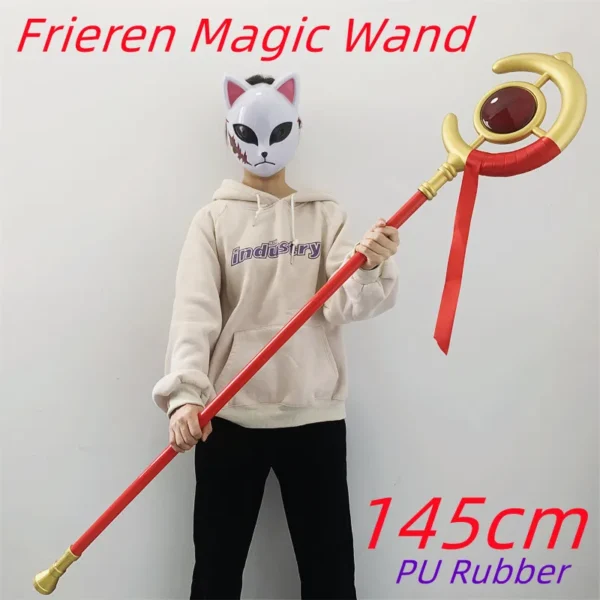 Himmel Sword of Valour Anime Wand Frieren Beyond Journey's End Cosplay Greatsword Knife Prop Weapon 1:1 Safety PU Rubber Toys - Image 5