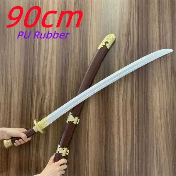 Chinese Golden Dragon Scabbard Knife Ming Dynasty Sword Guardian Weapon Role Playing Model Boys Toys Prop Kids Gift Cosplay 1:1 - Image 2