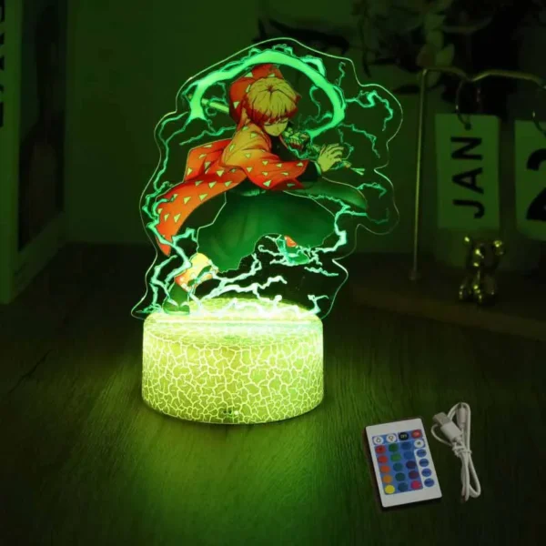 Anime Figures 3D Lamp Tanjirou Nezuko Zenitsu Led Night Light Remote Control Smart Touch Lamp Room Decor Birthday Christmas Gift - Image 9