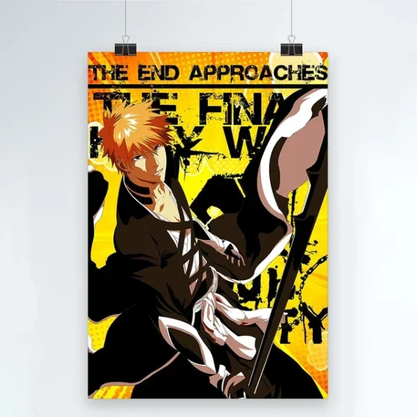 Japanese Anime Wall Art BLEACH Canvas Painting of Kurosaki Posters Prints for Living Room Boys Bedroom Home Decoration Perfe - Image 14