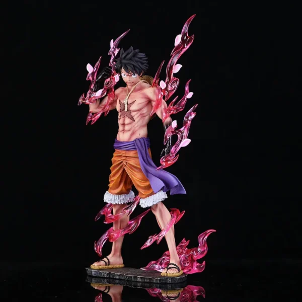 24cm One Piece Luffy Figures Monkey D. Luffy Flowing Cherry Action Figures PVC Anime Collection Model Doll Toy Kid Birthday Gift - Image 3