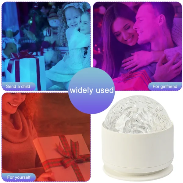 Night Light for Girls Boys Ocean Wave Projector Light with Remote Control Starry Sky Projector for Office Bar Restaurant - Image 2