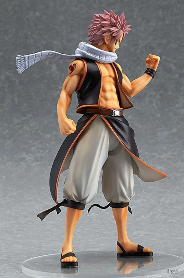 23CM Anime Figure FAIRY TAIL Fire Dragon END Etherious Natsu Dragneel Standding Shawl Model Dolls Toy Gift Collect PVC Material - Image 2