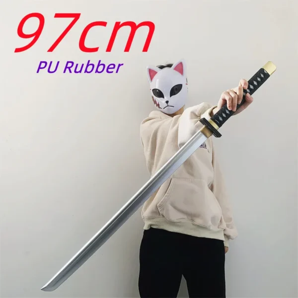 Classic Ninja Assassination Sword Warrior Cosplay Sword Killer Prop Role Cos Protector Knife Sword PU Rubber Weapon Model Toy - Image 7