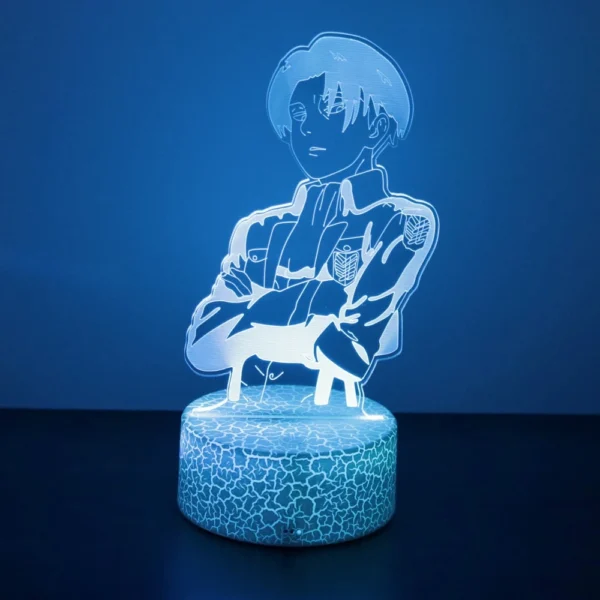 Attack on Titan 3D Lamp Anime Figures LED Night Light 16 Colors Lamps Remote Control RGB Decoration Bedroom Home Children Gifts - Image 3