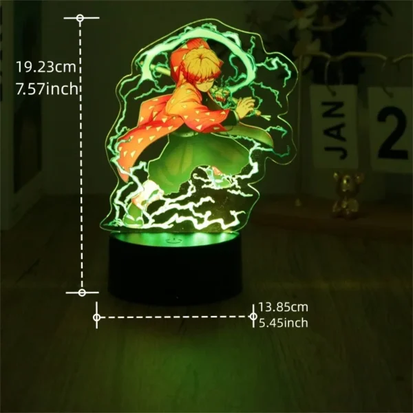 Anime Figures 3D Lamp Tanjirou Nezuko Zenitsu Led Night Light Remote Control Smart Touch Lamp Room Decor Birthday Christmas Gift - Image 8