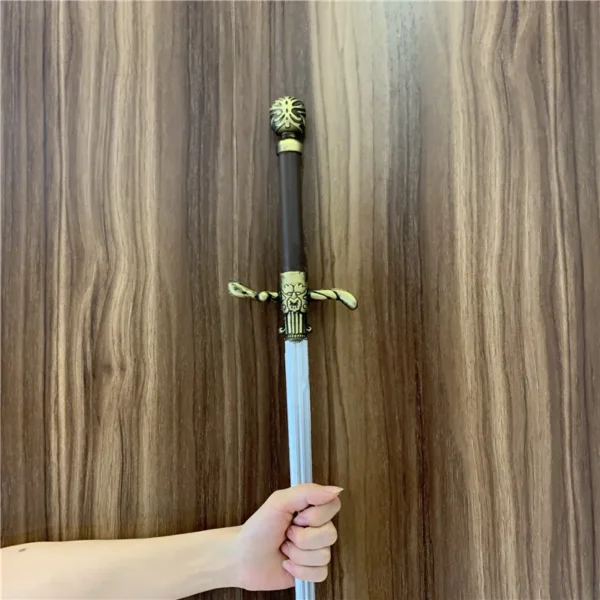 Big 1:1 Sword Sewing Needle Sword Weapon Movie Cosplay Sword Prop Role Play Gift Safety PU Winter Frost Sword 79cm - Image 6