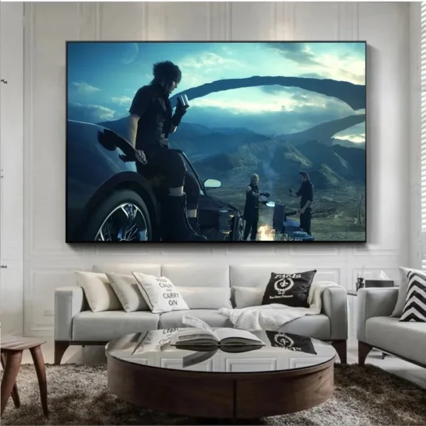 Modern Classic Final Fantasy Poster Canvas Painting Wall Art Game Pictures Posters and Prints for Living Boy Bedroom Home Decor - Image 3