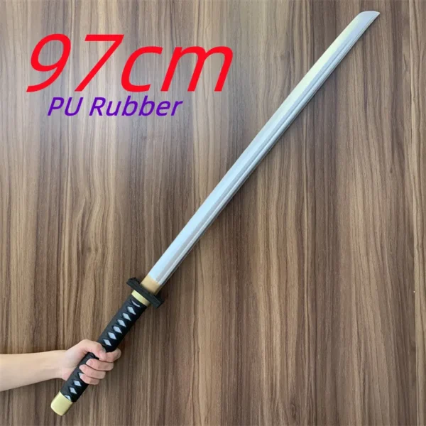 Classic Ninja Assassination Sword Warrior Cosplay Sword Killer Prop Role Cos Protector Knife Sword PU Rubber Weapon Model Toy