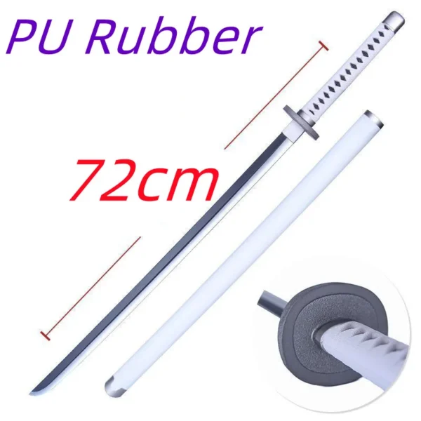 1:1 Cosplay Roronoa Zoro Katana Sword 72cm PU Qiu Shui Sword Aki Mizu Samurai Weapon Party boy Gifts Role Playing model - Image 2